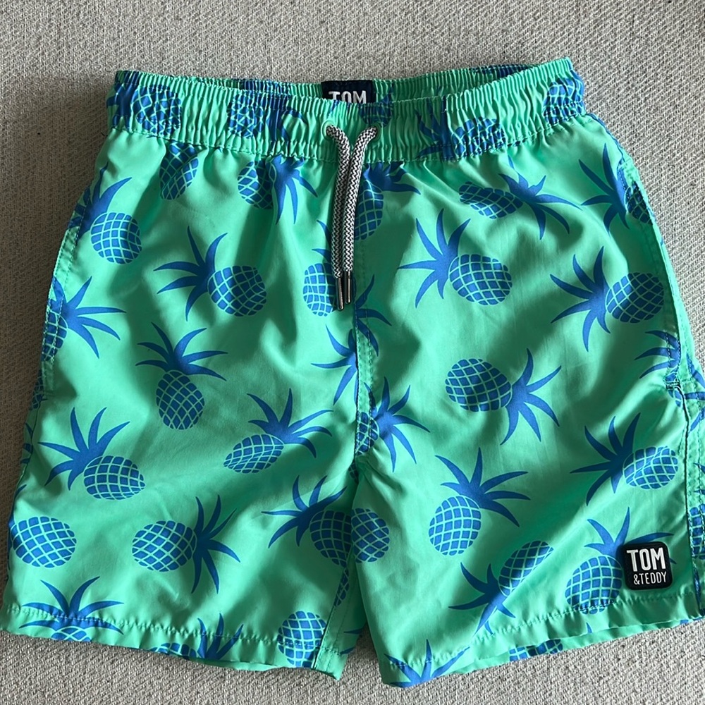 Boys Tom & Teddy swim trunks bathing suit
